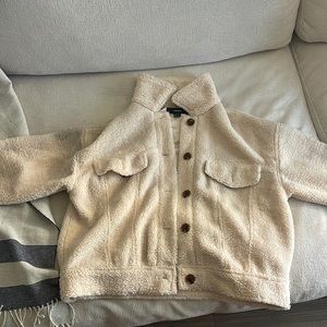 Forever 21 teddy jacket. Perfect for the fall